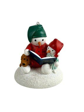 Hallmark Story Time Snowman 2019  Magic Sound Ornament Tested And Works